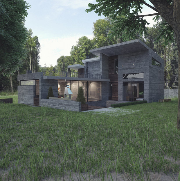 Фото из портфолио Concrete House – фотографии дизайна интерьеров на INMYROOM