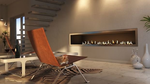 Фотография: Гостиная в стиле Хай-тек, Квартира, Дома и квартиры – фото на INMYROOM