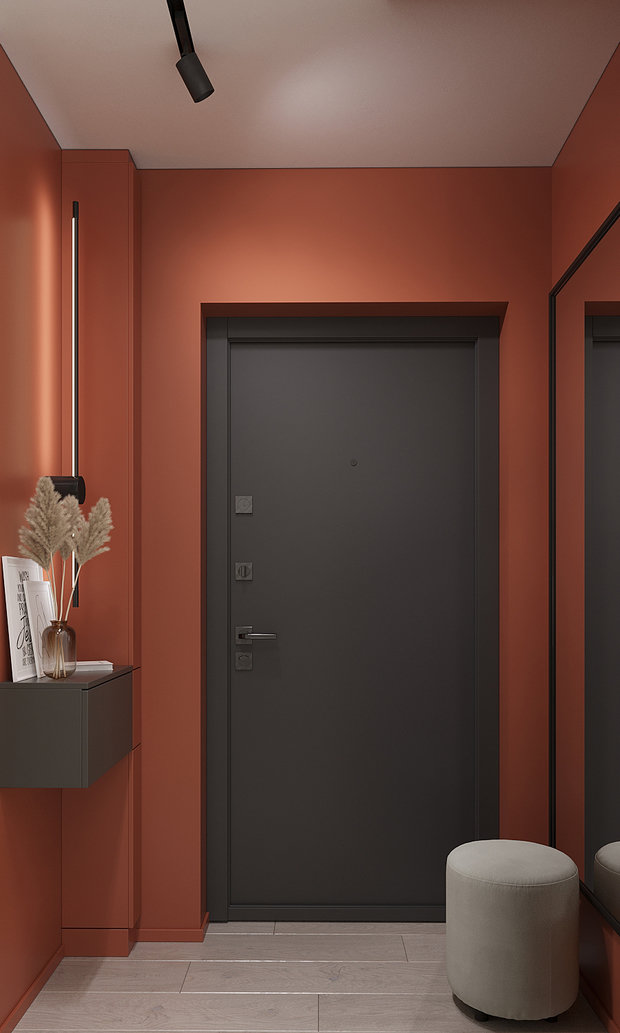 Фото из портфолио Современный интерьер в ЖК «Znak», Ижевск, 73 кв. м2 – фотографии дизайна интерьеров на INMYROOM