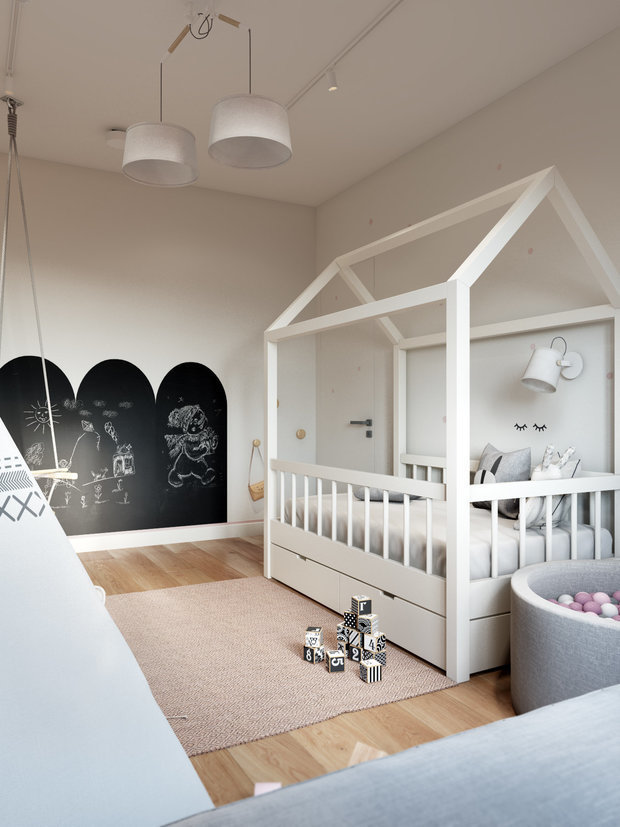 Фотография: Детская в стиле Скандинавский, Проект недели – фото на INMYROOM