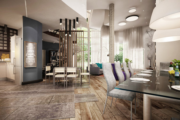 Фото из портфолио Проект Быково – фотографии дизайна интерьеров на INMYROOM