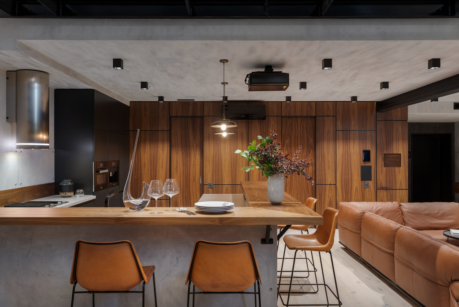 Фотография: Кухня и столовая в стиле Современный, Лофт, Квартира, Проект недели, Москва, GM-Interior, 3 комнаты, Более 90 метров – фото на INMYROOM Фотография: Кухня и столовая в стиле Современный, Лофт, Квартира, Проект недели, Москва, GM-Interior, 3 комнаты, Более 90 метров – фото на INMYROOM