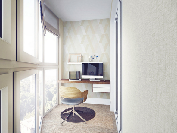 Фотография: Балкон в стиле Эко, Кабинет, Скандинавский, Современный, Эклектика, Малогабаритная квартира, Квартира, Россия, Планировки, Мебель и свет, Советы, Белый, Минимализм, Перепланировка, Москва, Красный, Илья Хомяков, Бежевый, Желтый, Серый, Коричневый, Подмосковье, Филипп Шутов, Екатерина Шутова, Екатерина Доброва, Евгения Апалькова, Светлана Хомякова – фото на INMYROOM