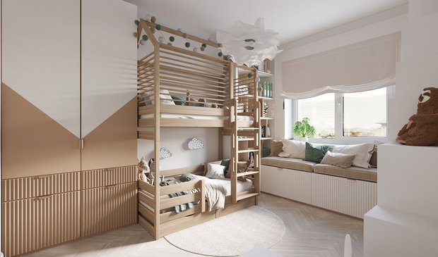 Фото из портфолио Детская комната в современном стиле – фотографии дизайна интерьеров на INMYROOM