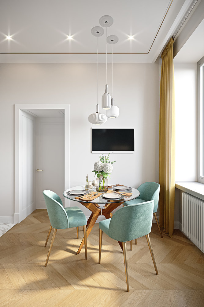 Фотография: Кухня и столовая в стиле Современный, Квартира, Проект недели, Москва, Сталинка, 3 комнаты, 60-90 метров, VO Concept – фото на INMYROOM Фотография: Кухня и столовая в стиле Современный, Квартира, Проект недели, Москва, Сталинка, 3 комнаты, 60-90 метров, VO Concept – фото на INMYROOM