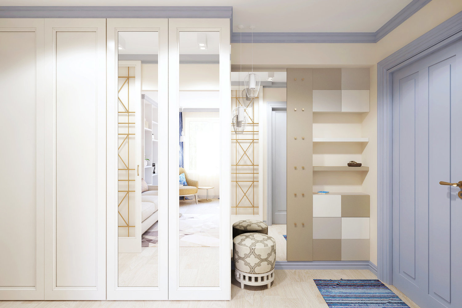 Фотография: Прихожая в стиле Современный, Квартира, Перепланировка, Москва, 2 комнаты, 40-60 метров, II-29, Галина Березкина – фото на INMYROOM Фотография: Прихожая в стиле Современный, Квартира, Перепланировка, Москва, 2 комнаты, 40-60 метров, II-29, Галина Березкина – фото на INMYROOM