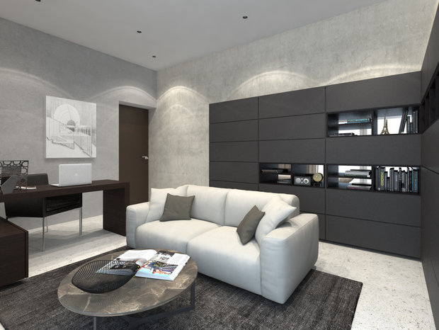 Фото из портфолио Проект загородного дома 310 кв.м. в поселке Подмосковные вечера – фотографии дизайна интерьеров на INMYROOM