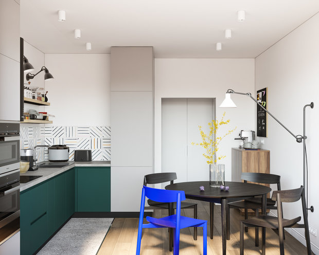 Фото из портфолио Двухкомнатная квартира в Санкт-Петербурге – фотографии дизайна интерьеров на INMYROOM