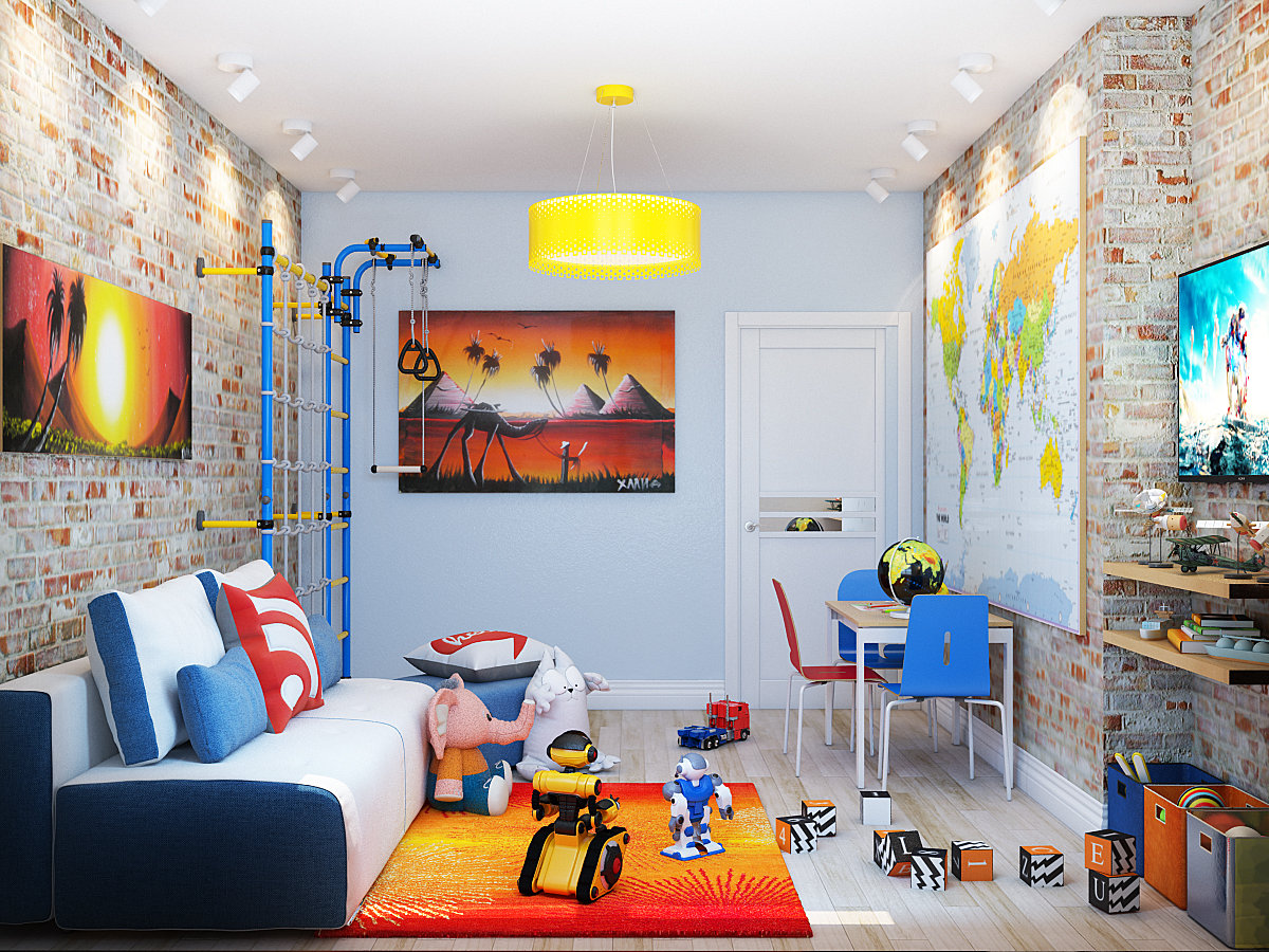 Фото из портфолио Яркие апартаменты для молодой семьи – фотографии дизайна интерьеров на INMYROOM Фото из портфолио Яркие апартаменты для молодой семьи – фотографии дизайна интерьеров на INMYROOM