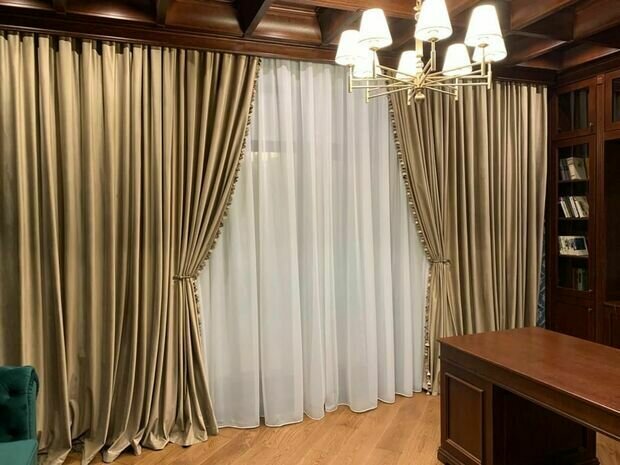 Фото из портфолио Шторы | Текстиль на заказ – фотографии дизайна интерьеров на INMYROOM