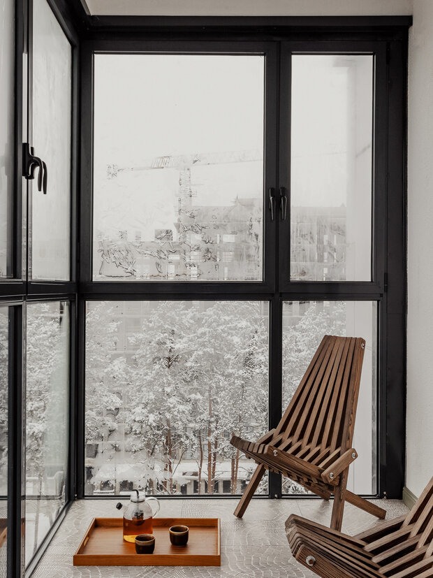 Фотография: Балкон в стиле Современный, Квартира, Проект дня, Минск, 3 комнаты, Анастасия Венедчук – фото на INMYROOM