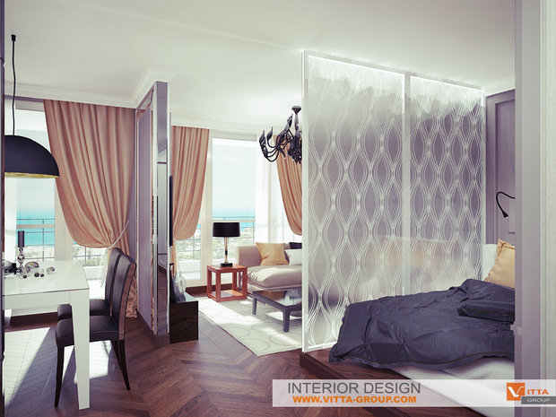 Фото из портфолио Апартаменты в Ялте – фотографии дизайна интерьеров на INMYROOM