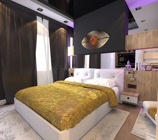 Фотография: Спальня в стиле Современный, Эклектика – фото на INMYROOM