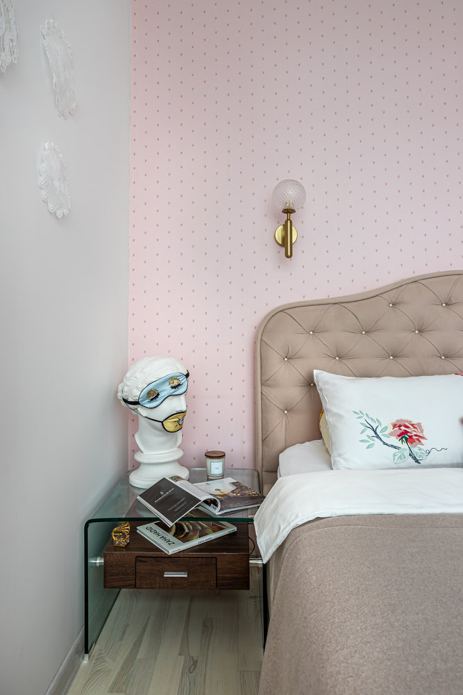 Фотография: Спальня в стиле Классический, Современный, Квартира, Проект недели, Москва, 3 комнаты, 60-90 метров, Елена Рязанова – фото на INMYROOM Фотография: Спальня в стиле Классический, Современный, Квартира, Проект недели, Москва, 3 комнаты, 60-90 метров, Елена Рязанова – фото на INMYROOM