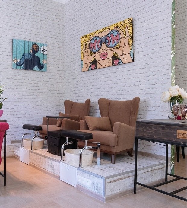 Фото из портфолио Flash Me Beauty Bar – фотографии дизайна интерьеров на INMYROOM