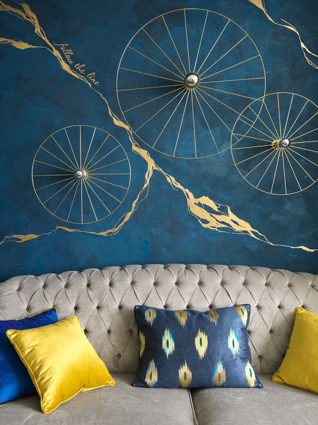 Фотография: Гостиная в стиле Классический, Современный, Декор интерьера, Отделка стен, энциклопедия_отделка, OBI, тренды 2020 – фото на INMYROOM