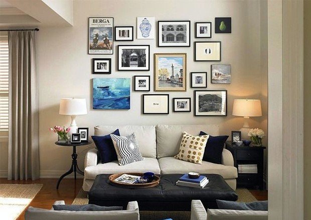 Фотография: Гостиная в стиле Скандинавский, Декор интерьера, Декор дома, Стены, Картины, Постеры – фото на INMYROOM