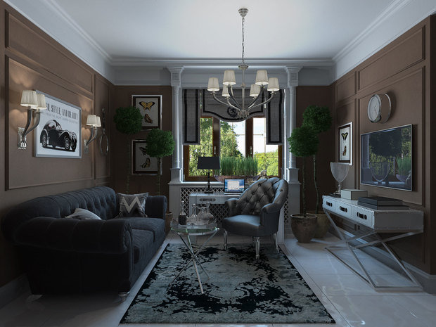 Фото из портфолио кабинет eichholtz – фотографии дизайна интерьеров на INMYROOM