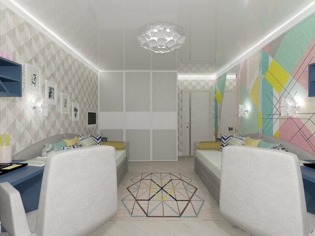 Фото из портфолио Квартира 90 метров – фотографии дизайна интерьеров на INMYROOM