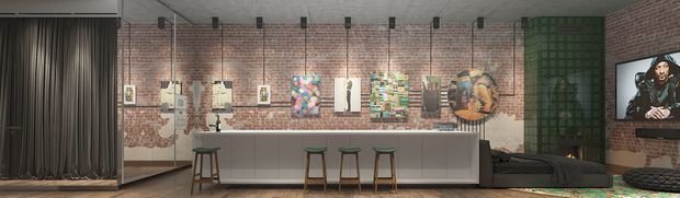 Фотография: Кухня и столовая в стиле Лофт, Квартира, Студия, Проект недели, Кирпичный дом, 60-90 метров, Надя Федорович – фото на INMYROOM