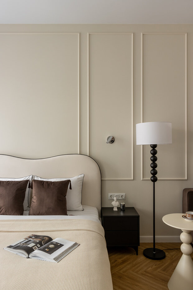 Фотография: Спальня в стиле Классический, Современный, Эклектика, Малогабаритная квартира, Квартира, Студия, Проект дня, Санкт-Петербург, Кирпичный дом, до 40 метров, Екатерина Шейн, современный с элементами лофта – фото на INMYROOM