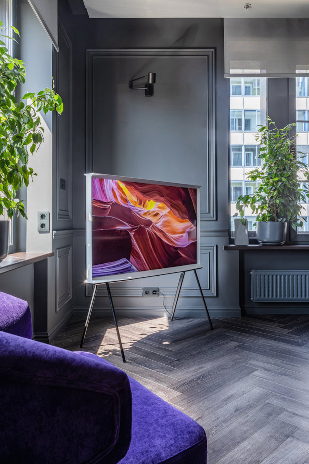 Фотография: Гостиная в стиле Современный, Квартира, Проект недели, Москва, Buro Brainstorm, 3 комнаты, 60-90 метров – фото на INMYROOM