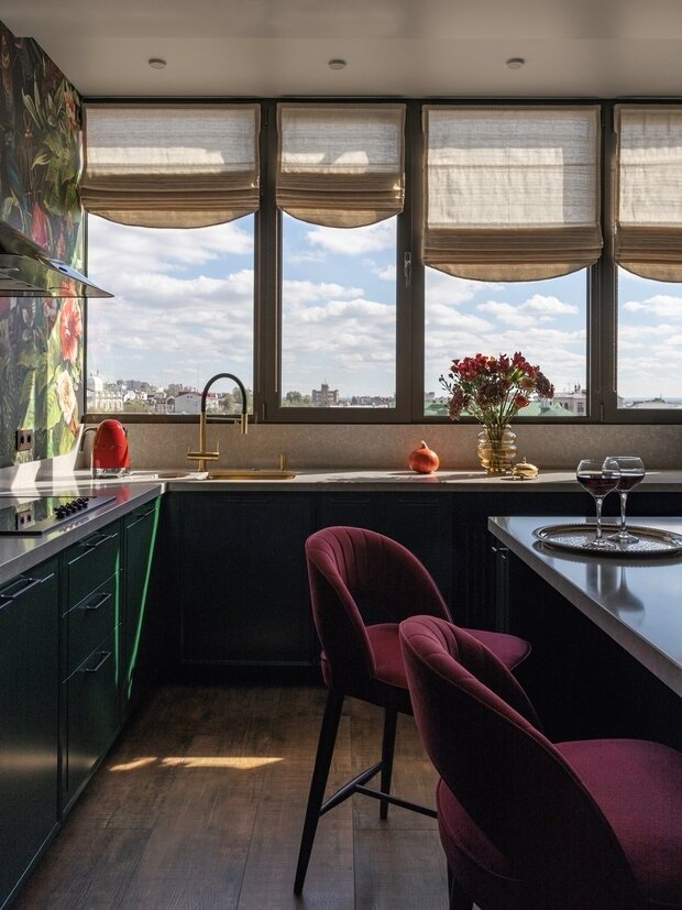 Фотография: Кухня и столовая в стиле Восточный, Квартира, Проект недели, Самара, 4 и больше, Более 90 метров, Татьяна Тувман – фото на INMYROOM