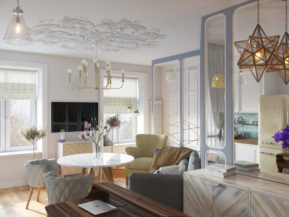 Фотография: в стиле , Современный, Эклектика, Квартира, Проект недели, Санкт-Петербург, Монолитный дом, 2 комнаты, 60-90 метров, Маргарита Рассказова, ЖК «Времена года» – фото на INMYROOM Фотография: в стиле , Современный, Эклектика, Квартира, Проект недели, Санкт-Петербург, Монолитный дом, 2 комнаты, 60-90 метров, Маргарита Рассказова, ЖК «Времена года» – фото на INMYROOM