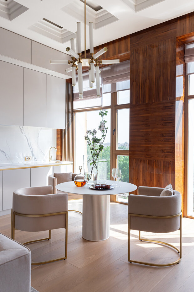 Фотография: Кухня и столовая в стиле Современный, Квартира, Проект дня, 2 комнаты, 60-90 метров, Олеся Решетникова – фото на INMYROOM