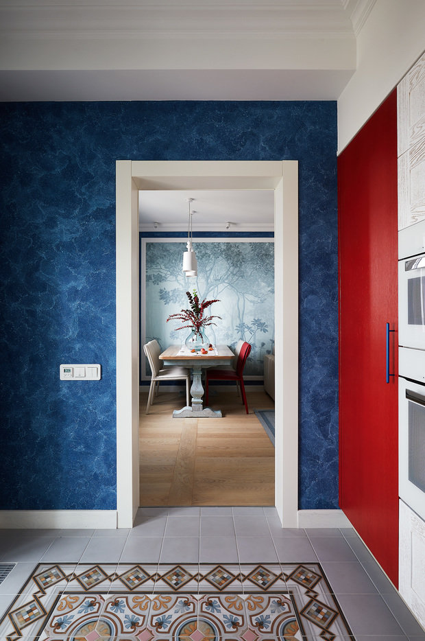 Фотография: Кухня и столовая в стиле Эклектика, Квартира, Проект недели, Москва, Ирина Леготкина, Панельный дом, 3 комнаты, 60-90 метров, Бюро IVA – фото на INMYROOM