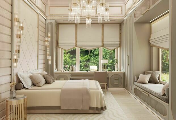 Фото из портфолио Дом 281,5 м² в КП Руза Фэмили: светлый интерьер для светлой семьи – фотографии дизайна интерьеров на INMYROOM