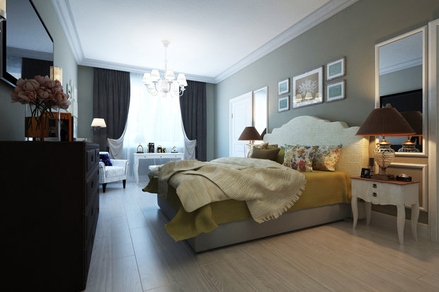 Фотография: Спальня в стиле Прованс и Кантри – фото на INMYROOM