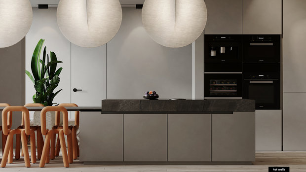 Фото из портфолио Wандер парк, 90m² – фотографии дизайна интерьеров на INMYROOM