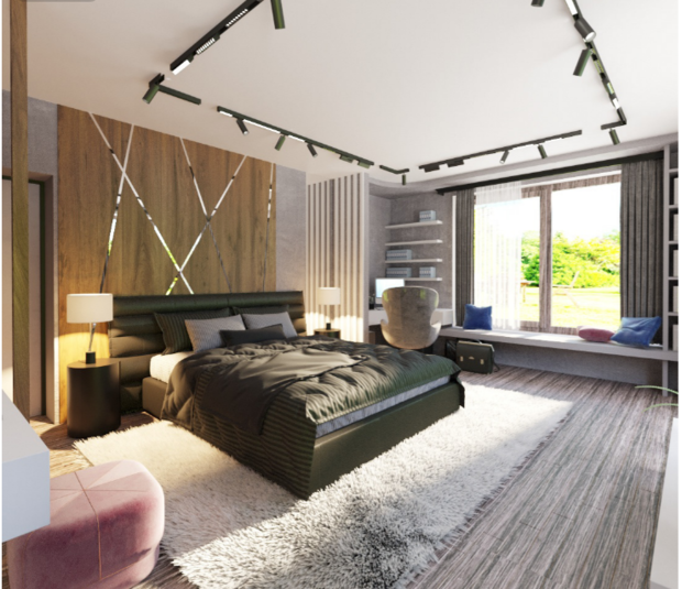 Фото из портфолио Спальня. 3D визуализация – фотографии дизайна интерьеров на INMYROOM