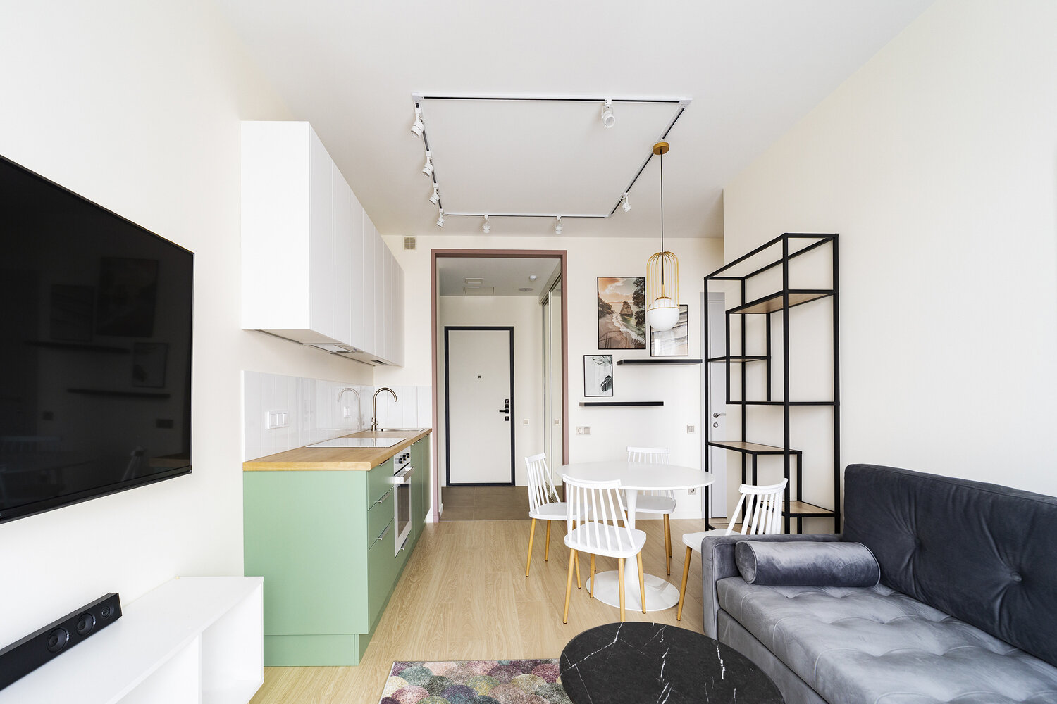 Фотография: в стиле , Современный, Квартира, Проект недели, Москва, 2 комнаты, до 40 метров, 40-60 метров, Любовь Морозова – фото на INMYROOM