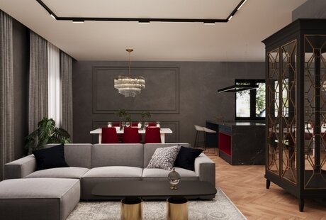 Визуализация Гостиной 3D MAX + Corona Render