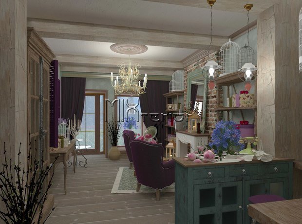 Фото из портфолио Цветочная лавка - La Provence – фотографии дизайна интерьеров на INMYROOM
