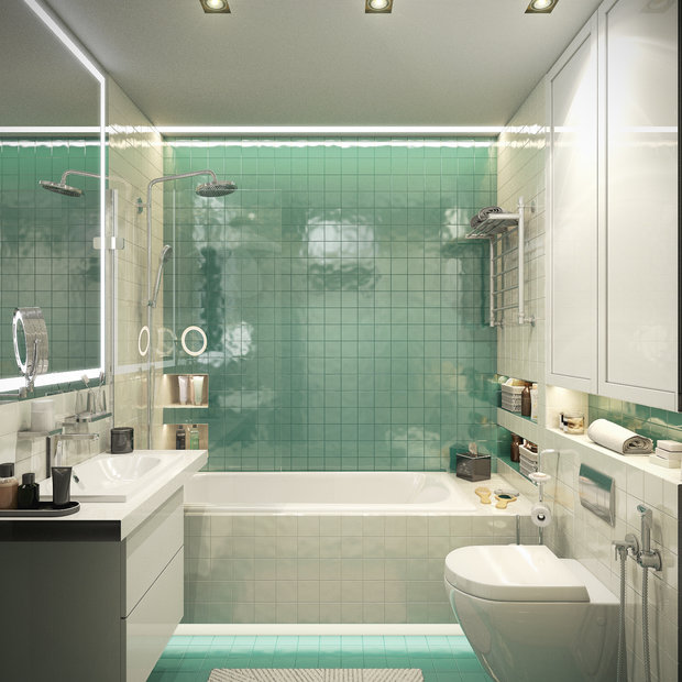 Фото из портфолио 3-х комнатная квартира. Нагатинская набережная – фотографии дизайна интерьеров на INMYROOM