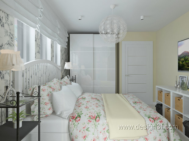 Фото из портфолио Спальня в стиле Икеа – фотографии дизайна интерьеров на INMYROOM
