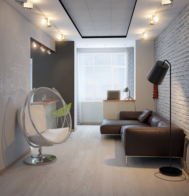Фото из портфолио Квартира Ноябрьск, 8 Марта, 1 – фотографии дизайна интерьеров на INMYROOM