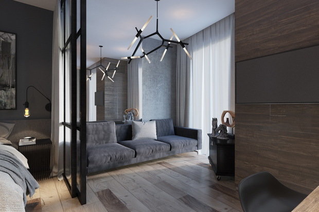 Фото из портфолио 1к квартира. Как все уместить? – фотографии дизайна интерьеров на INMYROOM