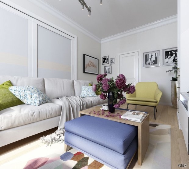 Фото из портфолио Beringa 110 м. | Легкая эклектика – фотографии дизайна интерьеров на INMYROOM