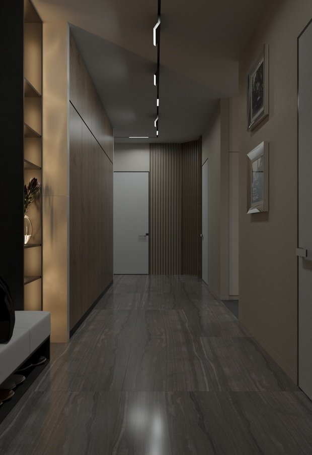 Фото из портфолио 160 м² ЖК Дыхание – фотографии дизайна интерьеров на INMYROOM