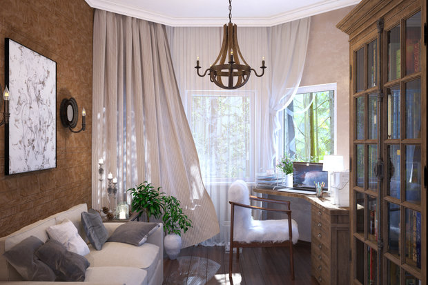 Фото из портфолио Кабинет – фотографии дизайна интерьеров на INMYROOM