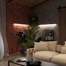 Фото из портфолио Гостиная в стиле гранж – фотографии дизайна интерьеров на INMYROOM
