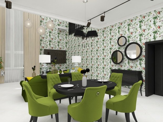 Фото из портфолио Птица счастья и две собаки – фотографии дизайна интерьеров на INMYROOM