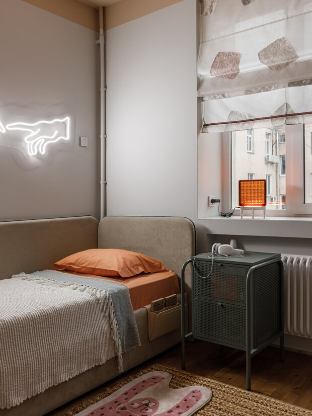 Фотография: Детская в стиле Современный, Эклектика, Квартира, Проект дня, Самара, Сталинка, 2 комнаты, 60-90 метров, Екатерина Коталевская – фото на INMYROOM