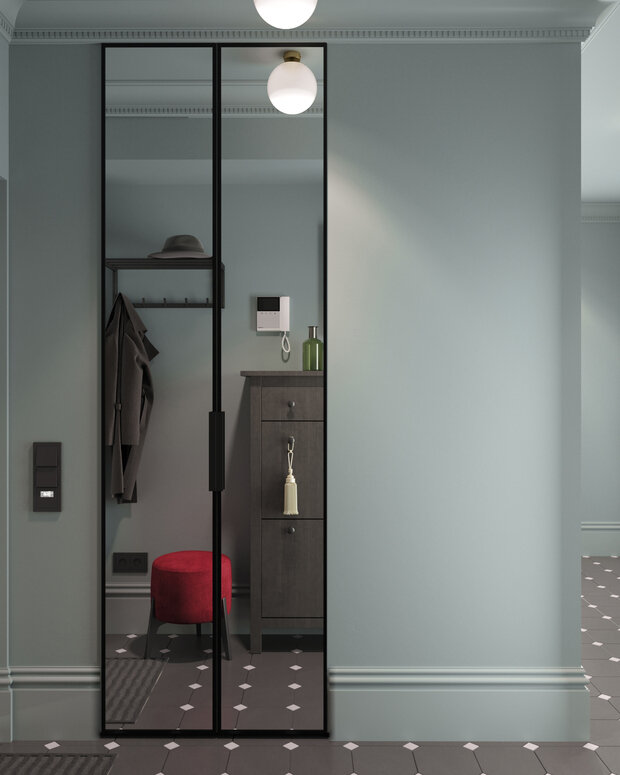 Фотография: Прихожая в стиле Современный, Квартира, Проект дня, Монолитный дом, 2 комнаты, 40-60 метров, Илона Рафикова – фото на INMYROOM