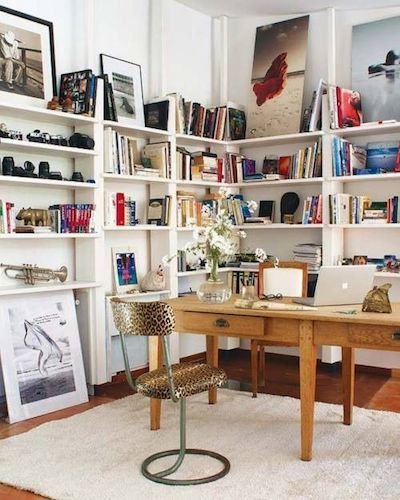 Фотография: Офис в стиле Скандинавский, Кабинет, Интерьер комнат – фото на INMYROOM