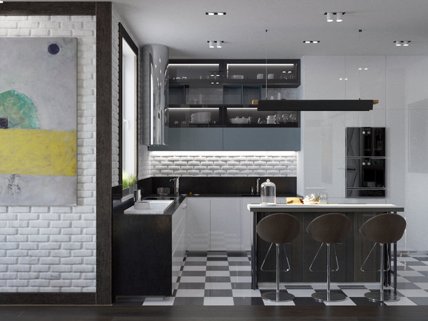 Фото из портфолио Не loft – фотографии дизайна интерьеров на INMYROOM